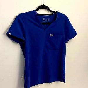 Figs Deep Royal (galaxy) Catarina Scrub Top XS